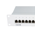 High quality shielded cat5e 24 port patch panel